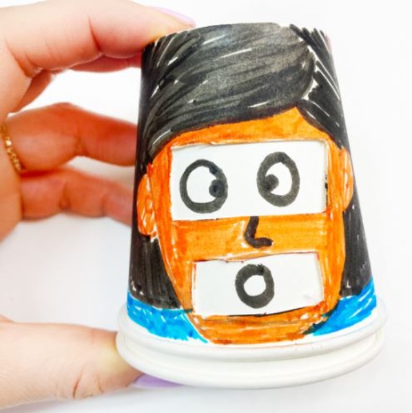 T_ DIY 방과후만들기 종이컵으로 여러가지 감정표현하기 1인용