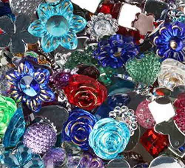 UN 5000 만들기재료 큐빅비즈 꽃모양모음 색상크기혼합 1통 팔찌 목걸이만들기